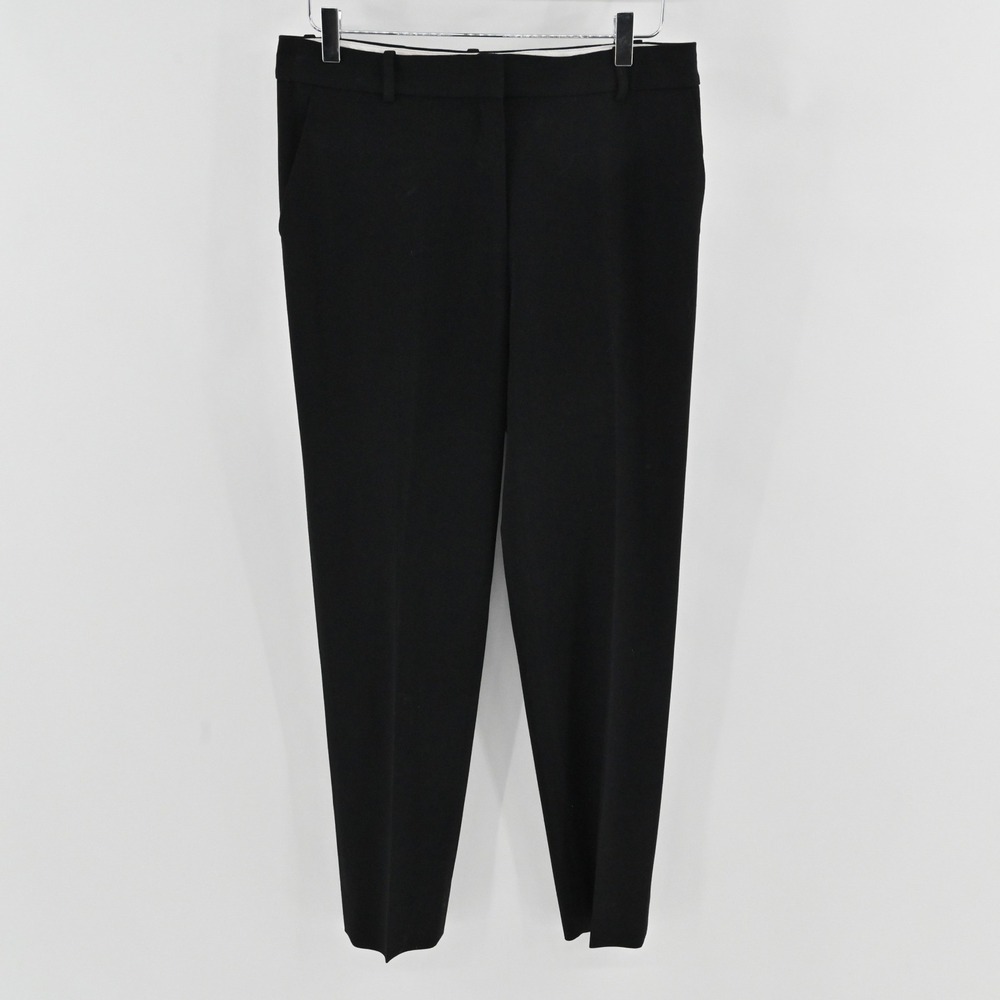 MM Lafleur Foster Tapered Pants Womens Size 8 Black Career Workwear Trousers